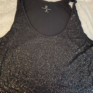 New York and Company black sequined top
